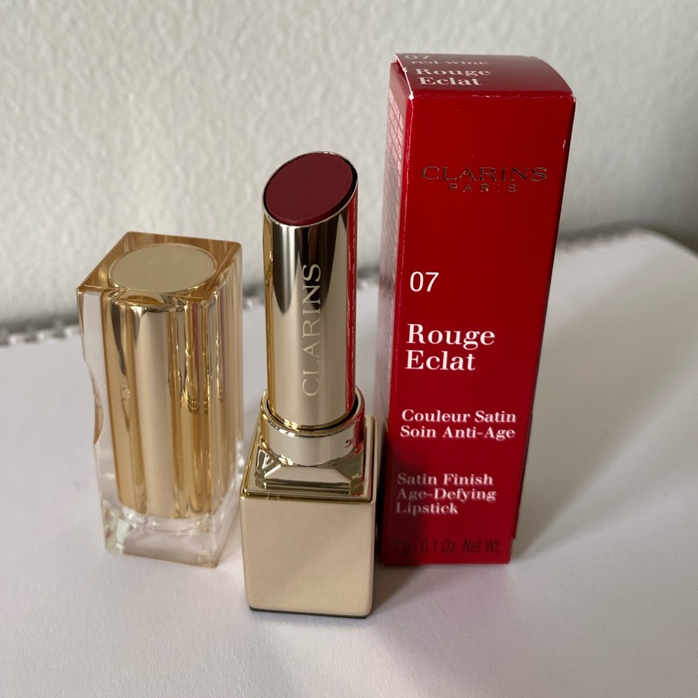 Clarins Rouge Eclat Lipstick 07 Red Wine
